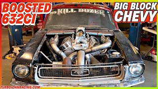 Boosted Big Block Chevy  118mm Turbo  632ci [upl. by Irahk]