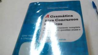 A gramática para concursos públicos  Dica de um ótimo livro do Prof Fernando Pestana [upl. by Yot343]