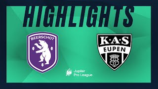 K Beerschot VA  KAS Eupen hoogtepunten [upl. by Amitarp]