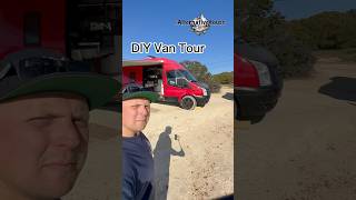 Low Budget Epic DIY Camper Van Tour Ultimate Comfort with TV amp Outdoor Shower [upl. by Tillinger]