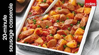 20 minute sausage casserole [upl. by Papageno]