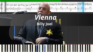 Billy Joel  Vienna  Piano Tutorial Easy piano pianotutorial [upl. by Orazio]