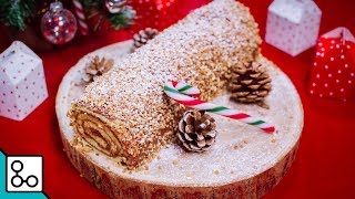 Bûche de Noël chocolatnoisette  YouCook [upl. by Eugen]