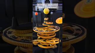 Mechanical Planetarium Orrery  3D Print Timelapse 3dprint timelapse [upl. by Mccallion230]