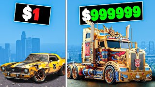 1 to 1000000 Transformer in GTA 5 [upl. by Fausta]