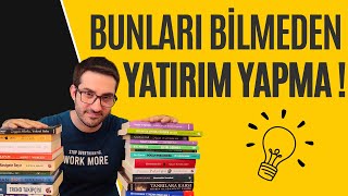 Yatırıma Yeni Başlayanlara Tavsiyeler [upl. by Doownil]