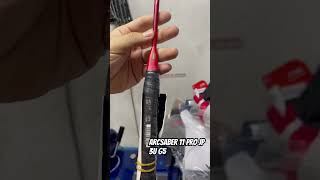 HITTING SOUND YONEX ARCSABER 11 PRO JP 3U G5  EXBOLT 65 JP 27 LBS [upl. by Yesnik]