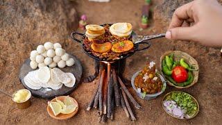 Ultimate Chole Kulche Making  Indian Street Food  Mayapuri Ke Cholay Matar Kulche  The Tiny Foods [upl. by Ecnatsnoc]