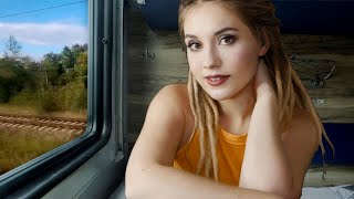 ASMR Train ♥ If You Like Your HEARTY SEATMATE ♥ АСМР Поезд  Попутчица [upl. by Einor]