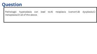 Pathologic hyperplasia can lead to [upl. by Armmat]