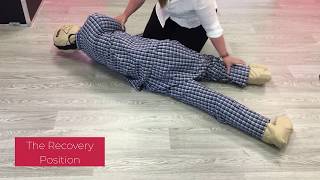 Emergency Evacuation Manikin  Rautek Manoeuvre and Recovery Position [upl. by Chilton]