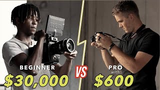 Beginner with 30000 RED vs PRO with 600 DSLR [upl. by Gibbeon]