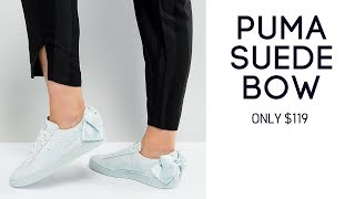 Puma Suede Bow Sneakers for womens [upl. by Amikehs]