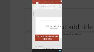 How to add online videos in Powerpoint powerpoint shorts [upl. by Shieh]