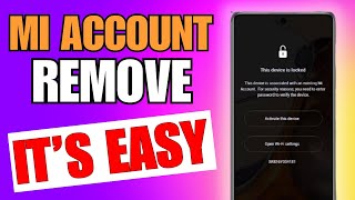 The Ultimate Guide to Bypassing Mi Account Permanent Lock  WORKS FOR ALL [upl. by Deming]