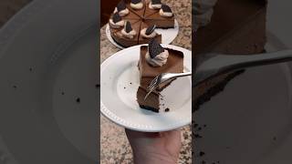 ألذ تشيز كايك شوكولاتة بدون فرن🤤 no bake chocolate cheesecake [upl. by Enohsal]