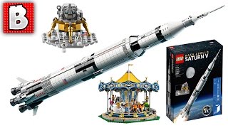 LEGO Ideas NASA Apollo Saturn V 21309 Official Images  Ninjago Set List  LEGO News [upl. by Annelak]