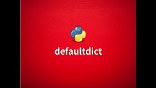 Exploring collections defaultdict in Python [upl. by Feil975]