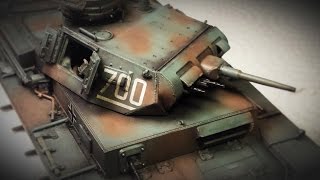 Tutorial Oil Weathering Effects for Panzer Grey Model Tanks [upl. by Cissy]