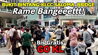 Walks Bukit BintangKLCC Pintasan Saloma [upl. by Micaela]