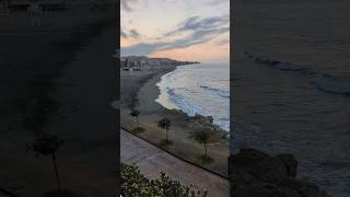 Beautiful morning walk by the beach close to Málaga fypyoutube [upl. by Yrgoerg406]