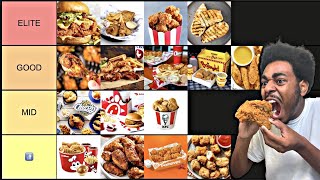 The BEST Fried Chicken Tier List [upl. by Htez]