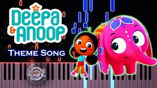 Deepa And Anoop Theme Piano Tutorial [upl. by Dlorag]