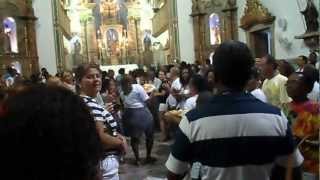 Primeira Missa de 2013 na Igreja de N Sra do Rosário dos Pretos SalvadorBA [upl. by Sleinad]