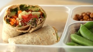 Healthy Hummus Wrap Recipe [upl. by Camellia]