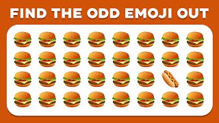 Find the ODD One Out  Food Edition 🍔🍟🍦  Easy Medium Hard Impossible [upl. by Olivier]