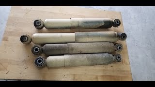 Abel LMTV build part 78 MRAP shockstrut modification and installation [upl. by Rhett785]