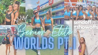 senior elite worlds 2023 pt1 sendoffshowoffs WORLD CHAMPS [upl. by Melantha503]