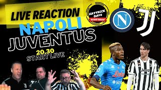 LIVE REACTION NAPOLI JUVENTUS [upl. by Healey]