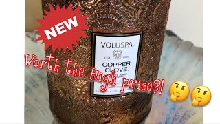 Voluspa Candle Review  Copper Clove [upl. by Toddie]