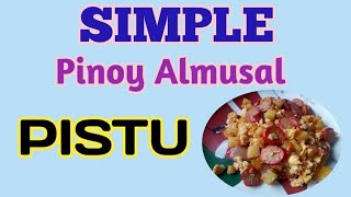 PISTU pinoy almusal recipe [upl. by Hanala405]