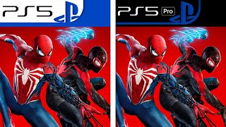 SpiderMan 2  PS5 vs PS5 Pro  Graphics Comparison  Analista De Bits [upl. by Conner]