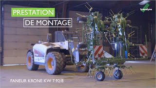 Montageassemblage Faneuse Krone KW 7928 [upl. by Pebrook]