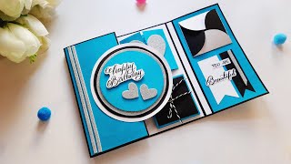 Beautiful Handmade Birthday Greeting Card Idea  Special Birthday card  Tutorial [upl. by Latsirhc]