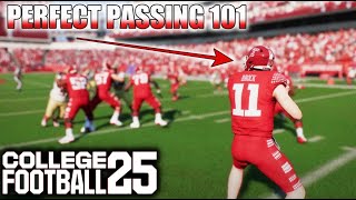 FULL GUIDE TO SKILL BASED PASSING IN COLLEGE FOOTBALL 25 [upl. by Amilah]