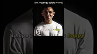 SC11 🇮🇳🐐Last Message 😭😭 edit chhetri retirement [upl. by Bortz]