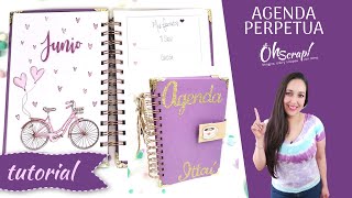 📝 Cómo hacer una agenda personalizada fácil y hermosa 🌸 ¡Descarga archivo GRATIS 📩 [upl. by Einahpats]