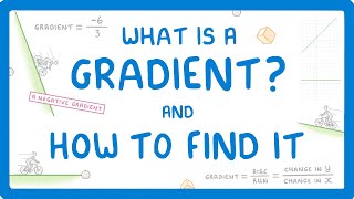 GCSE Maths  How to Find the Gradient of a Straight Line 65 [upl. by Sauder205]