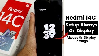 Setup Always On Display In Redmi 14C  Always On Display Settings [upl. by Leivad]