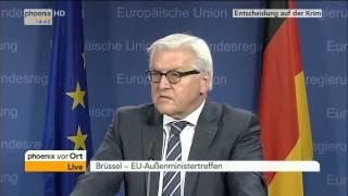 KrimKrise PK mit FrankWalter Steinmeier am 17032014 [upl. by Suoicerpal781]