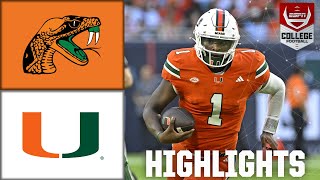 Florida AampM Rattlers vs Miami Hurricanes  Full Game Highlights  ESPN College Football [upl. by Eelyah]