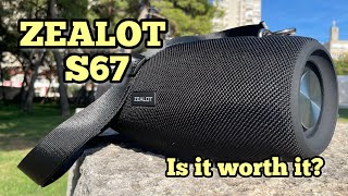 ZEALOT S67 Portable Wireless Speaker with BT 50 Technology IPX6 UNBOXING SPEAKER TEST [upl. by Elleirb]