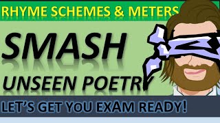 Unseen Poetry Revision Rhyme and Meter in Unseen Poetry for GCSE English Literature [upl. by Divad]