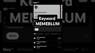 How to memecoin Blum verification code today blum video code [upl. by Terrie]