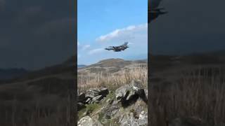 🇬🇧 Low Level Tornado Jet Flyby Mach Loop Wales shortsfeed aircraft airplane [upl. by Dolley]