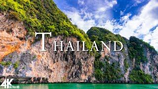 Thailand 4K  Scenic Relaxation Film With Calming Music [upl. by Alilahk]